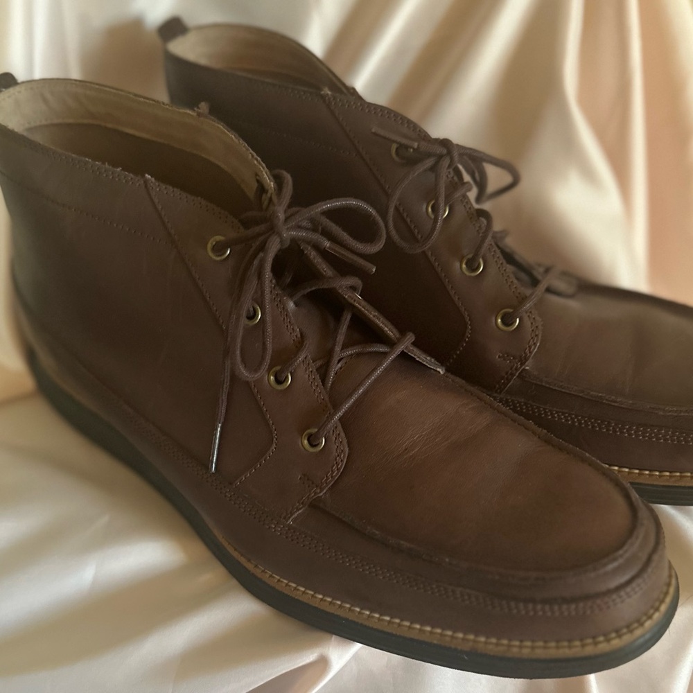 Cole Haan Dark Brown Chukka Boots